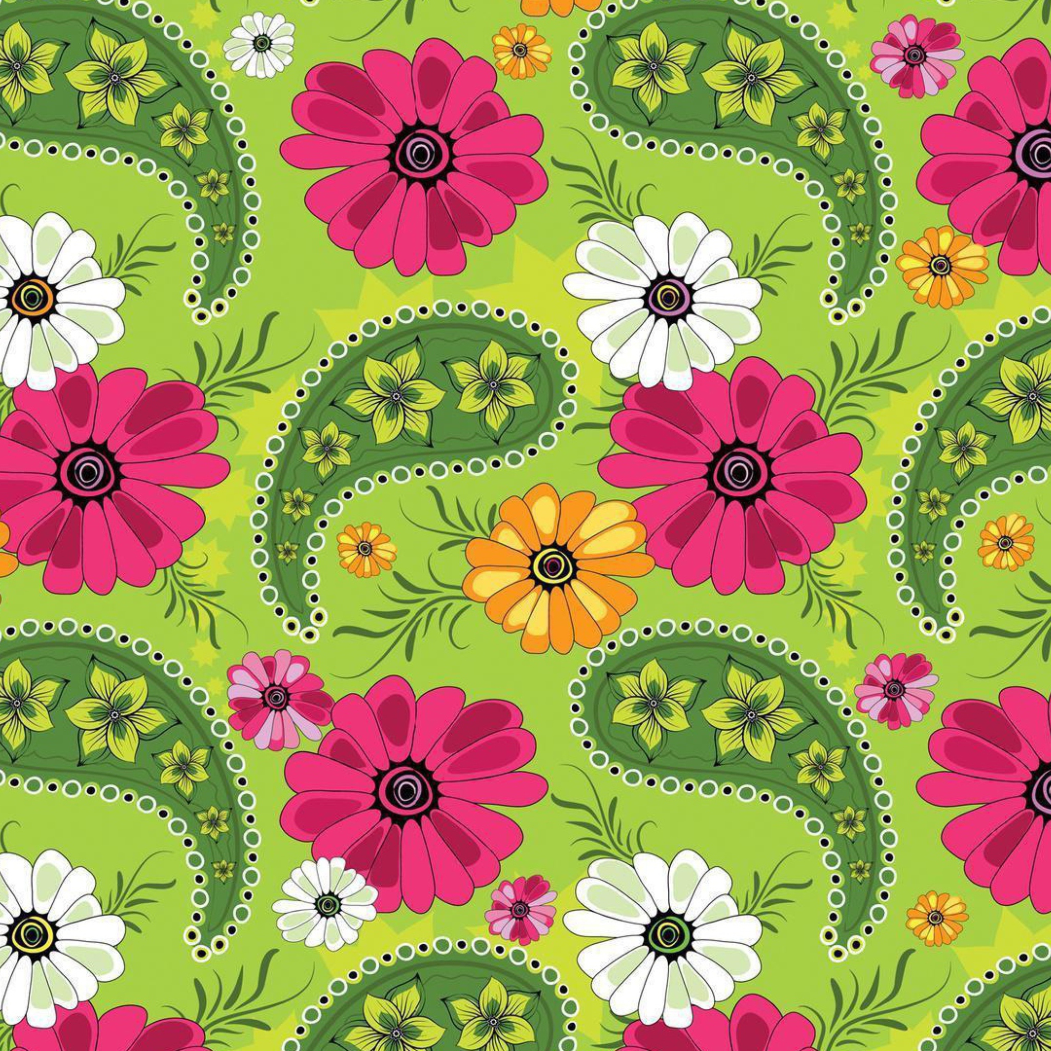 Screenshot №1 pro téma Summer Meadow Pattern 2048x2048