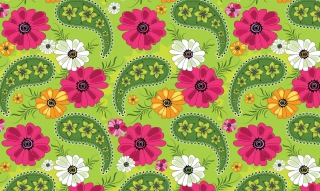 Summer Meadow Pattern Background for Android, iPhone and iPad
