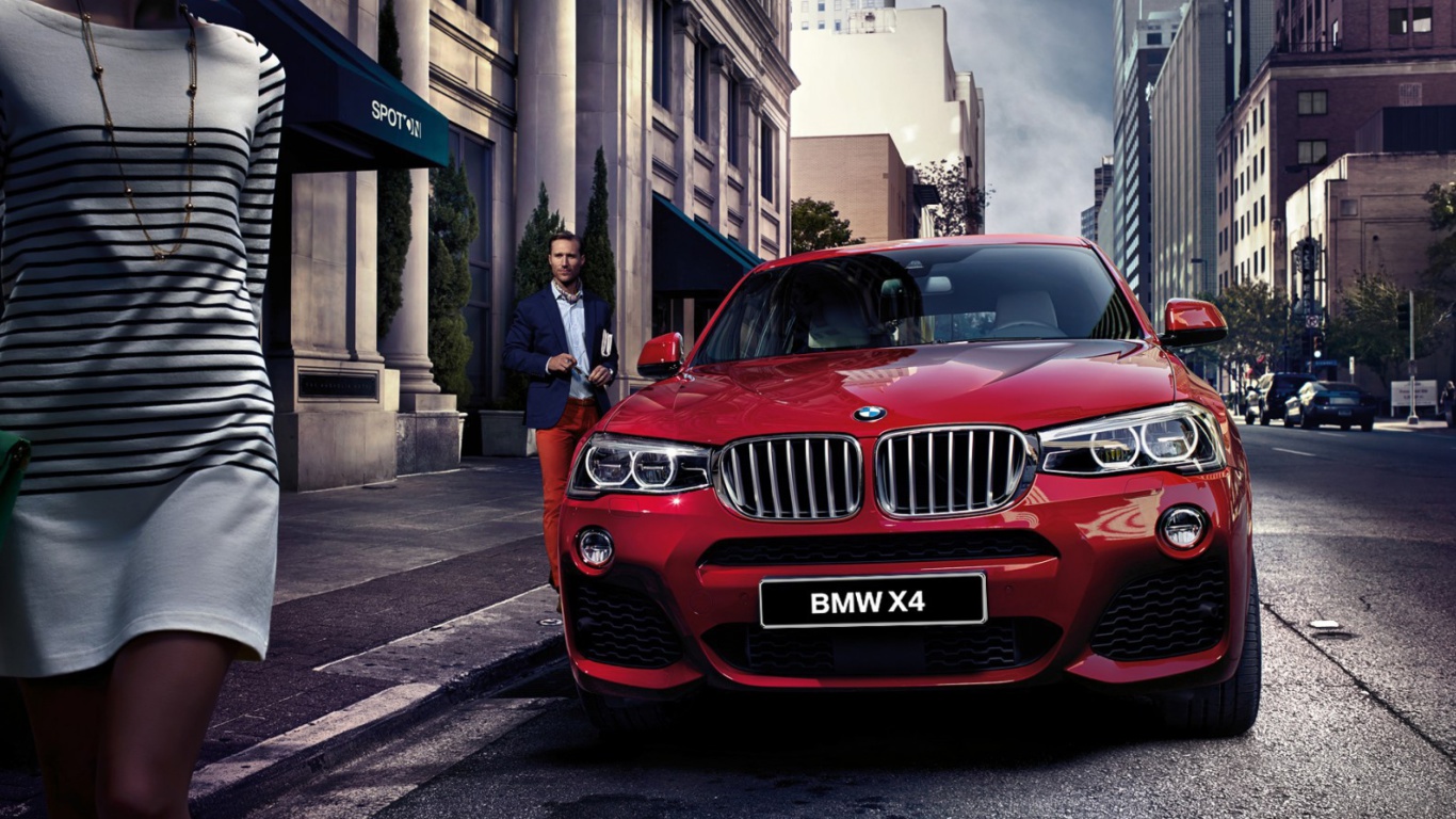 Das BMW X4 2015 Wallpaper 1366x768