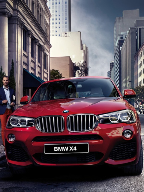 Das BMW X4 2015 Wallpaper 480x640