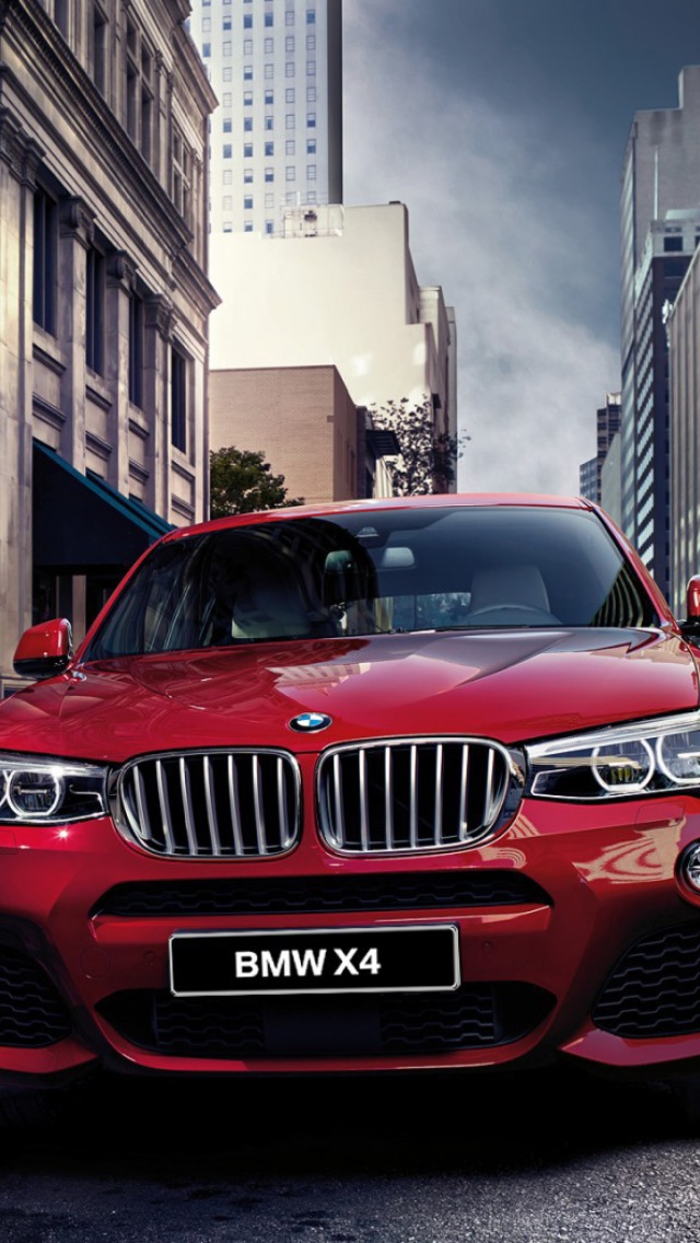 Обои BMW X4 2015 640x1136