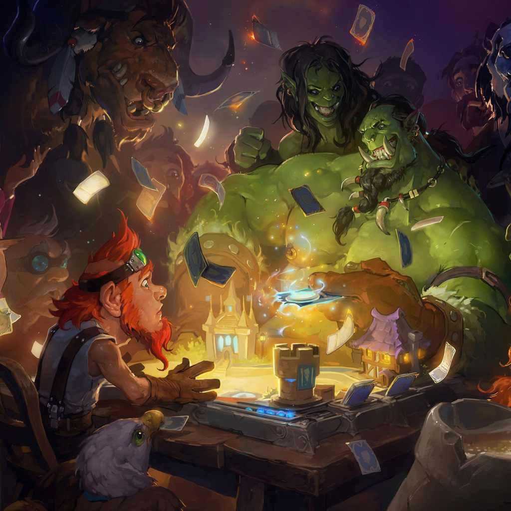 Das Hearthstone Heroes of Warcraft Wallpaper 1024x1024