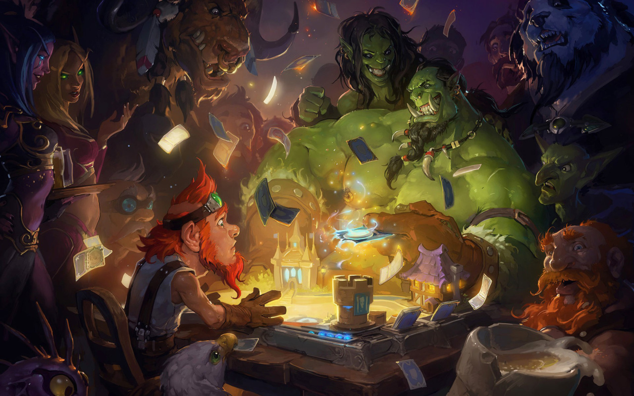 Das Hearthstone Heroes of Warcraft Wallpaper 1280x800