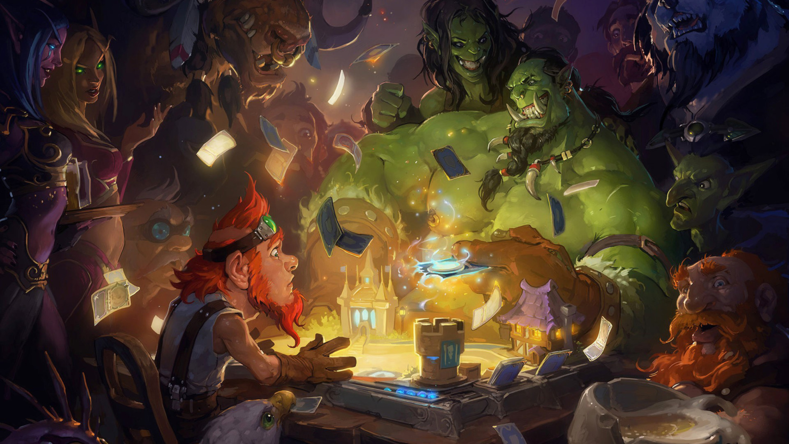 Das Hearthstone Heroes of Warcraft Wallpaper 1600x900