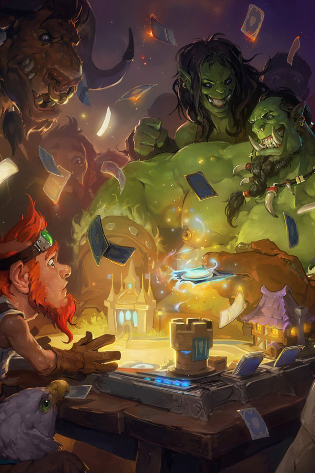 Fondo de pantalla Hearthstone Heroes of Warcraft 640x960