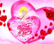 Valentines Day Angel wallpaper 176x144