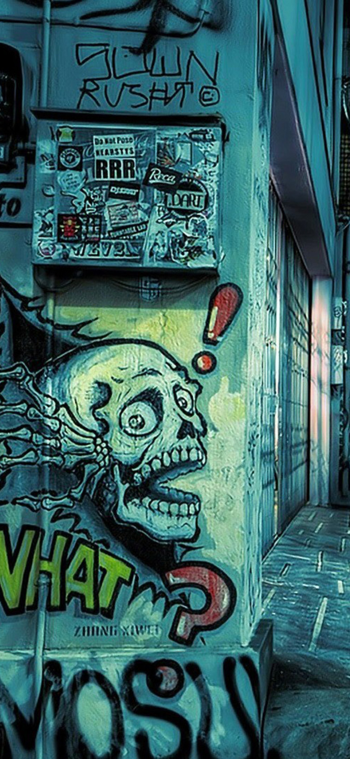 Das Street Graffiti Wallpaper 1170x2532