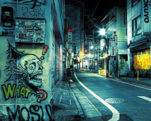 Das Street Graffiti Wallpaper 220x176