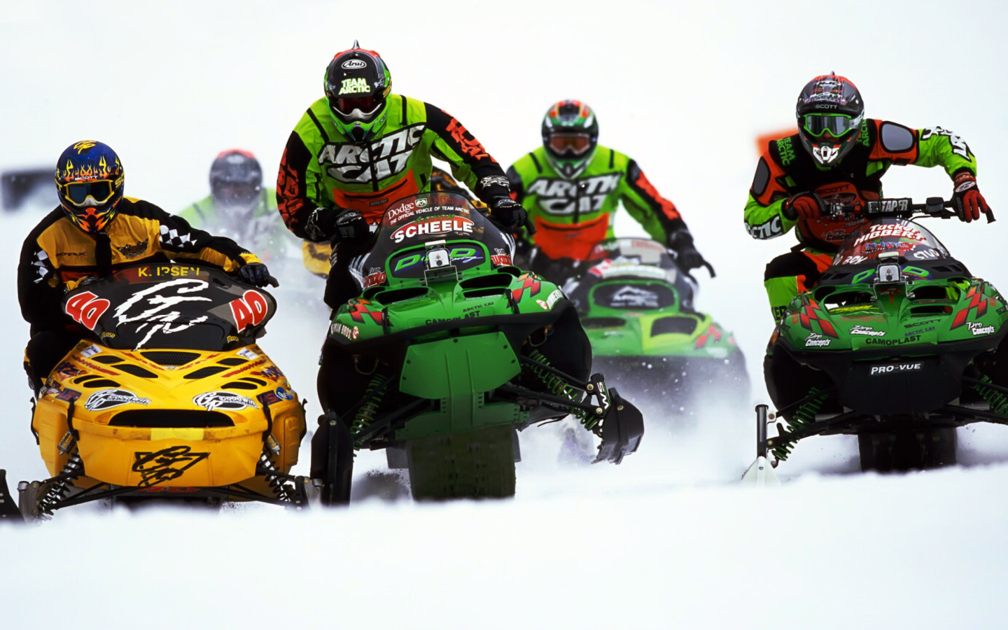 Das Snowmobile Wallpaper 1440x900