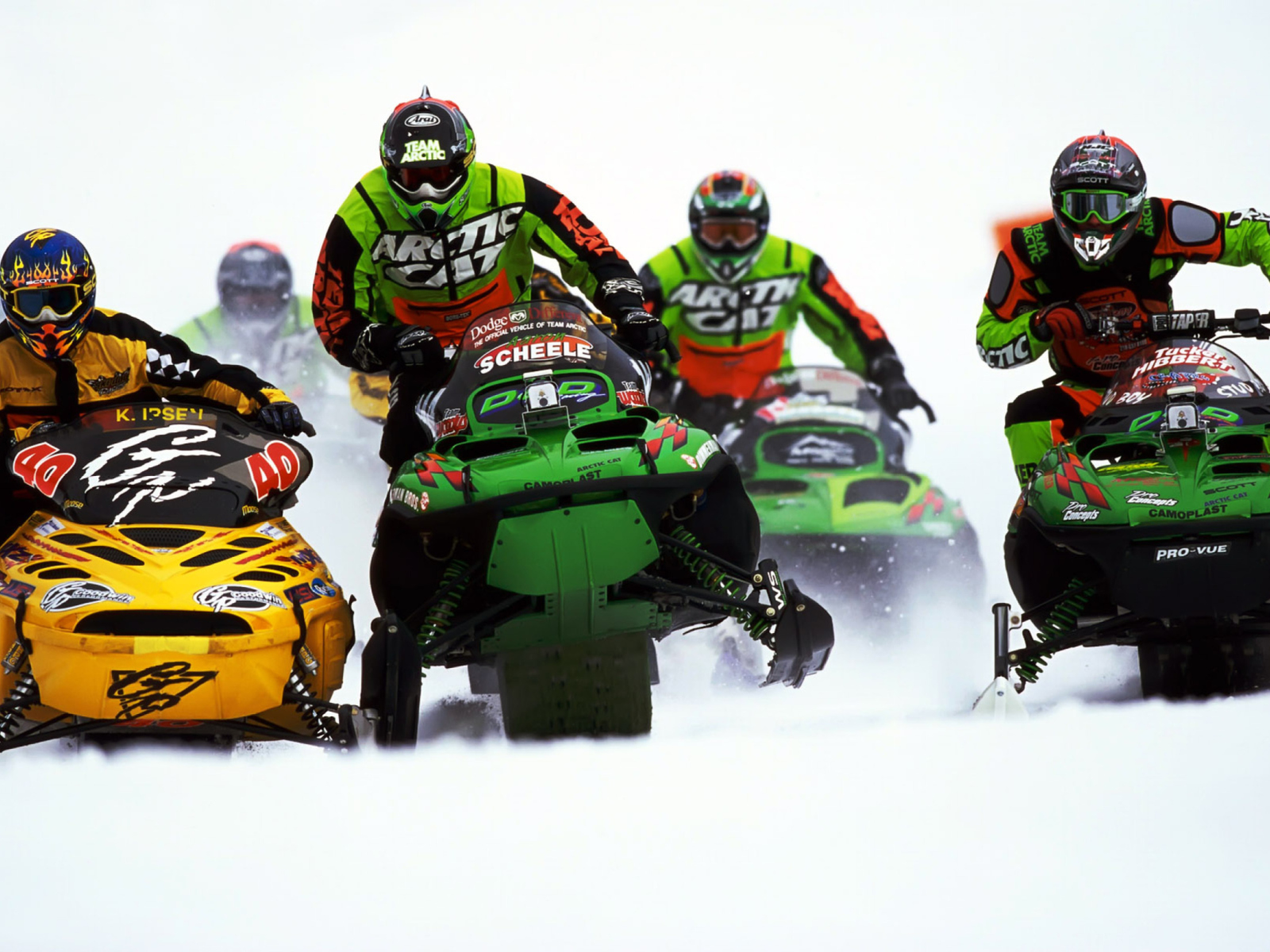 Обои Snowmobile 1600x1200