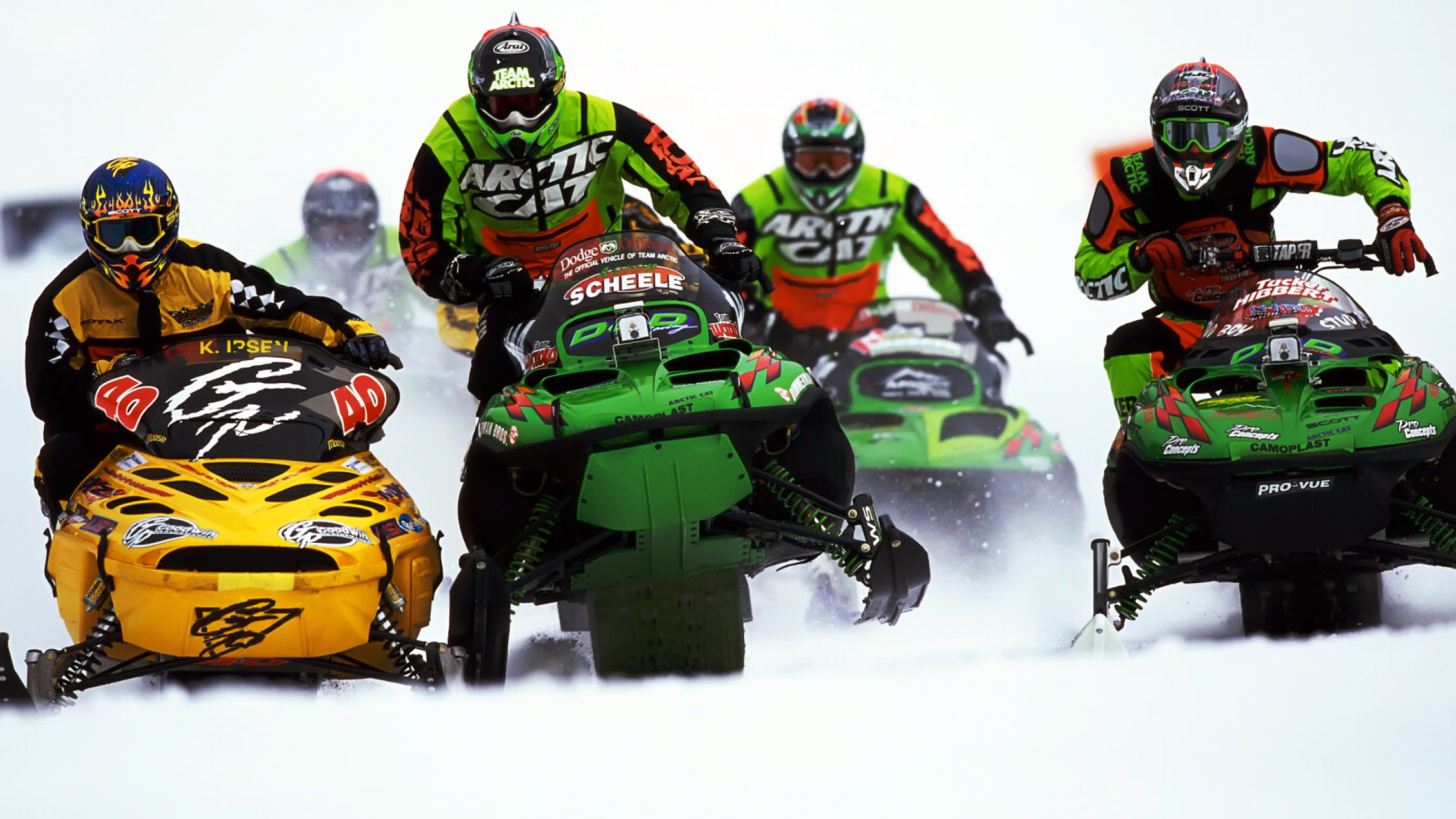 Das Snowmobile Wallpaper 1920x1080