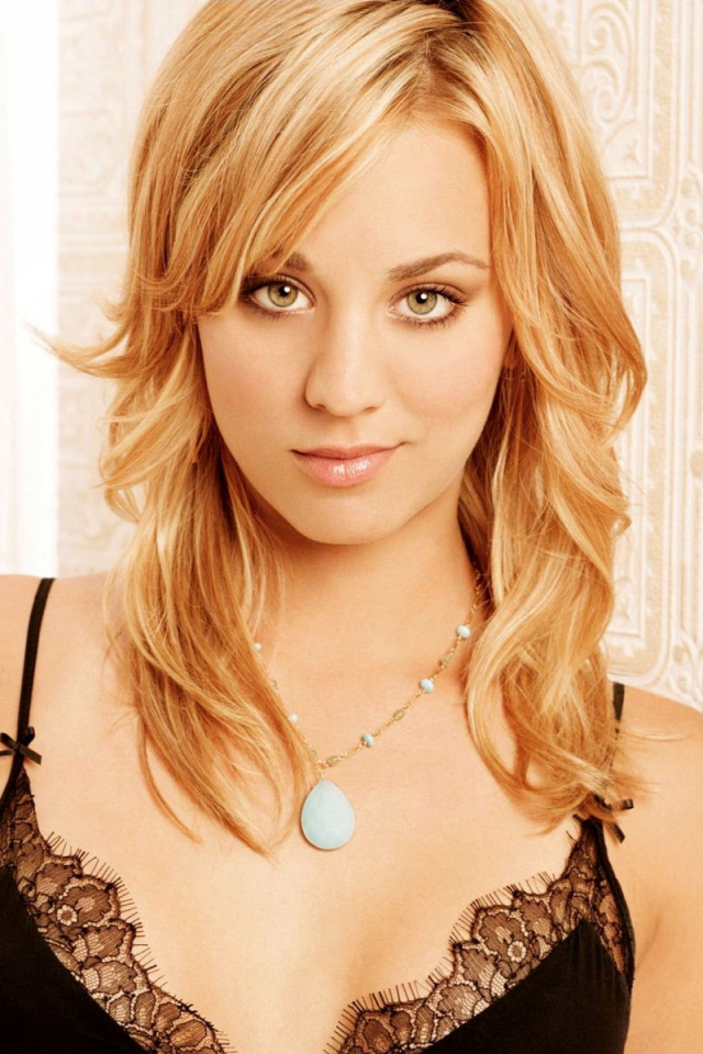 Kaley Cuoco from The Big Bang Theory wallpaper 640x960