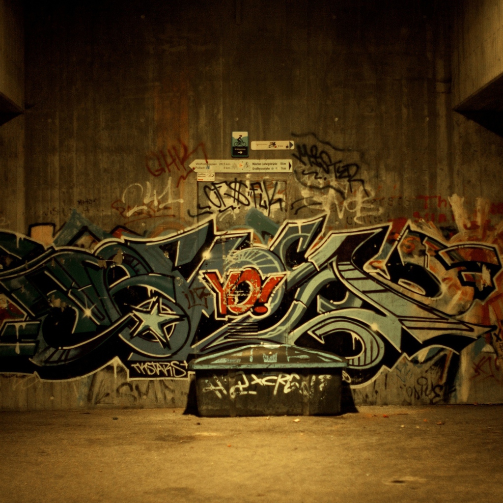 Graffiti Urban Hip-Hop wallpaper 1024x1024