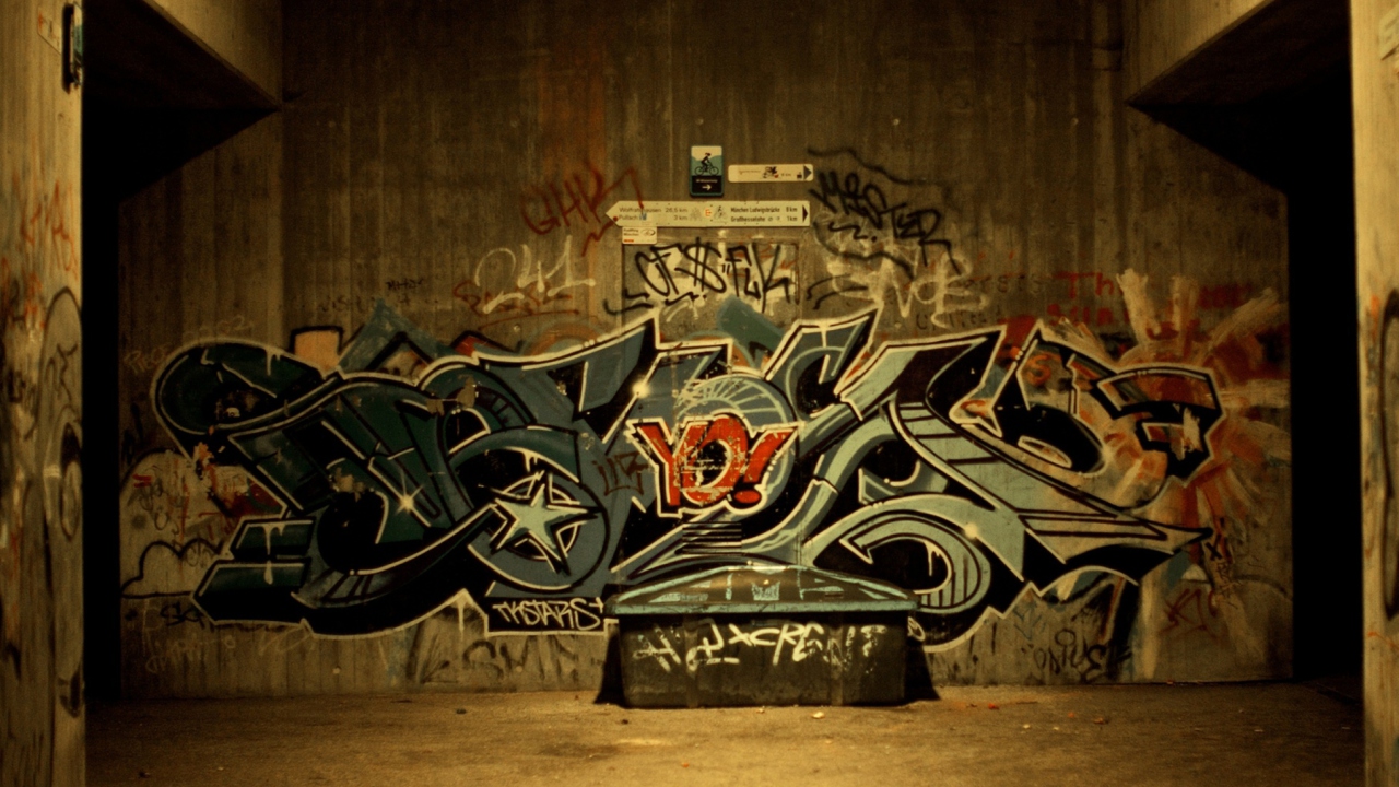 Das Graffiti Urban Hip-Hop Wallpaper 1280x720