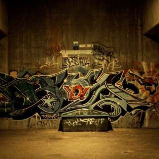 Graffiti Urban Hip-Hop Wallpaper for iPad 3