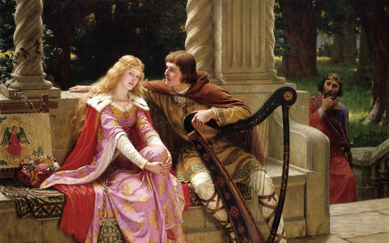 Edmund Leighton Romanticism English Painter screenshot #1 1280x800