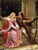 Edmund Leighton Romanticism English Painter wallpaper 132x176