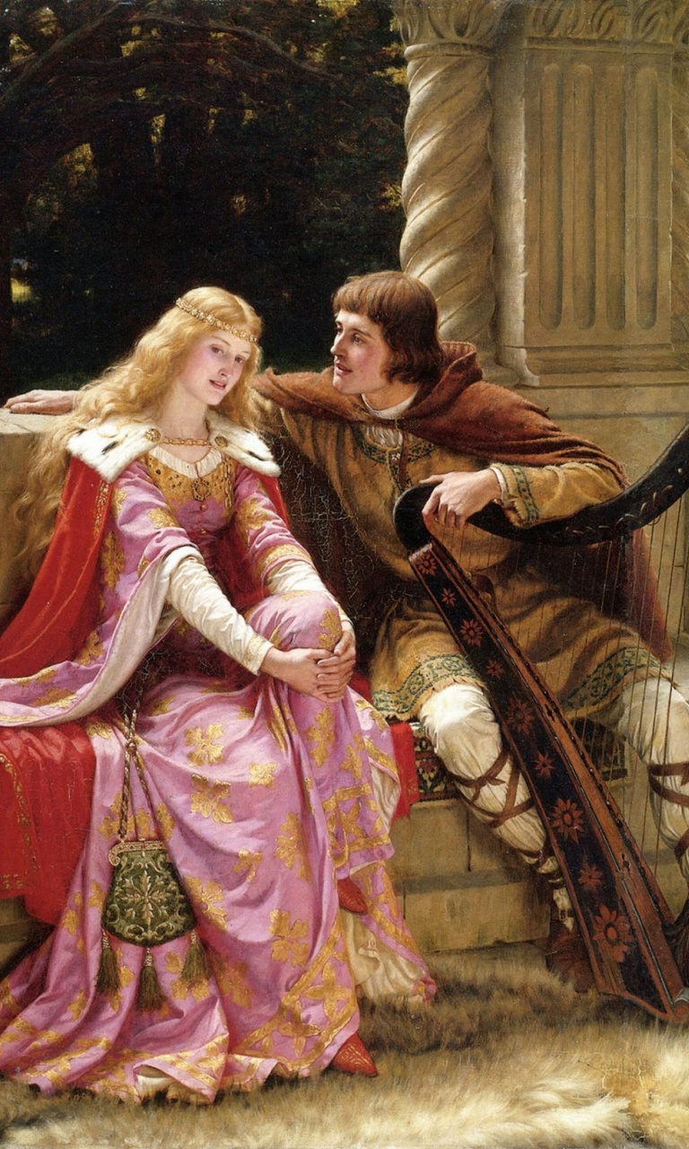 Sfondi Edmund Leighton Romanticism English Painter 768x1280