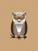 Owl Illustration wallpaper 132x176