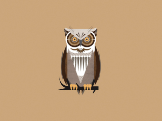Обои Owl Illustration 320x240