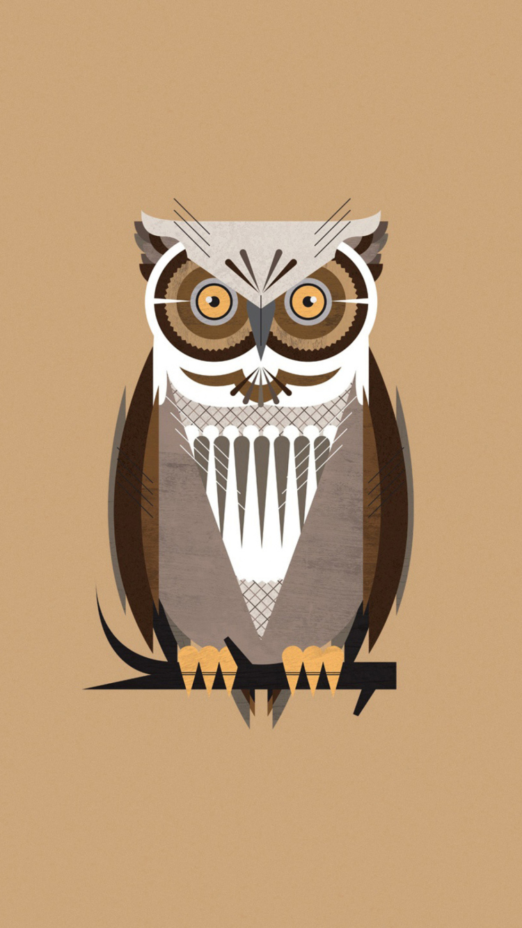 Owl Illustration screenshot #1 750x1334