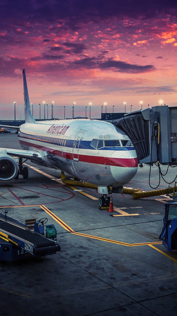 American Airlines Airplane wallpaper 360x640