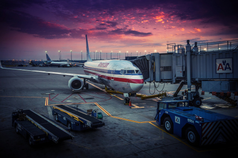 American Airlines Airplane wallpaper 480x320