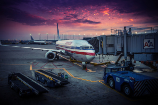 American Airlines Airplane - Obrázkek zdarma 