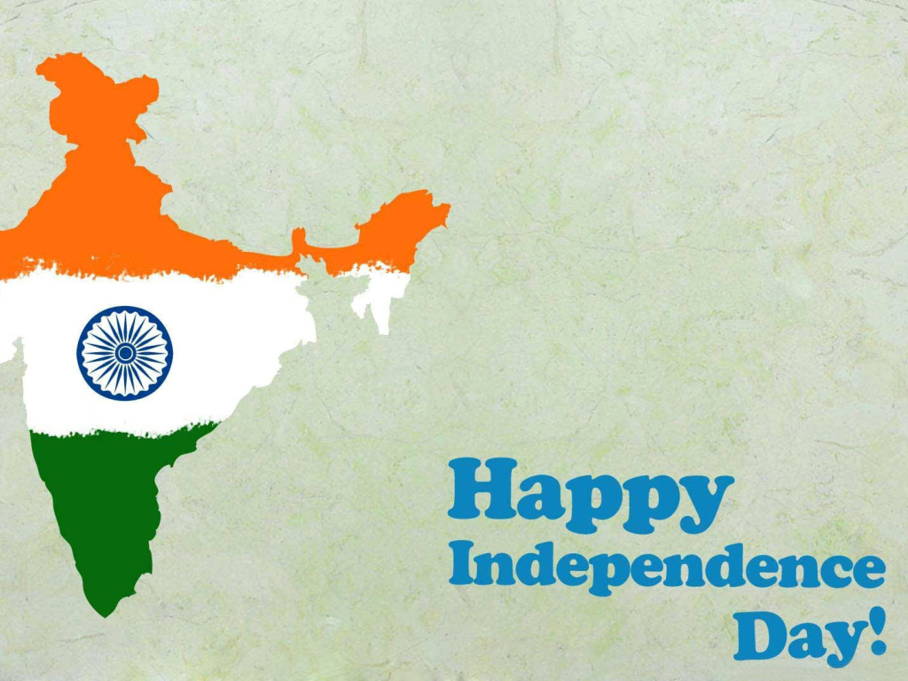 Das Happy Independence Day India Wallpaper 1024x768