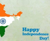 Fondo de pantalla Happy Independence Day India 176x144