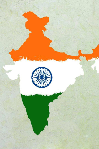 Das Happy Independence Day India Wallpaper 320x480