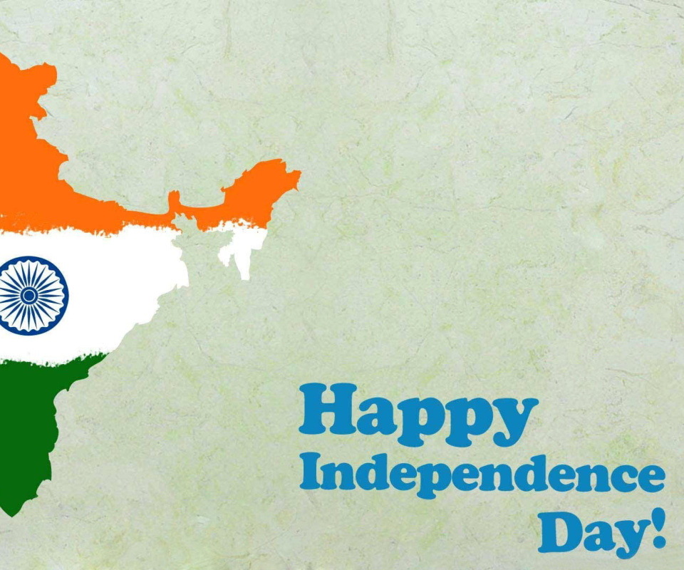 Das Happy Independence Day India Wallpaper 960x800