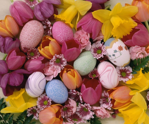 Sfondi Happy Easter 480x400