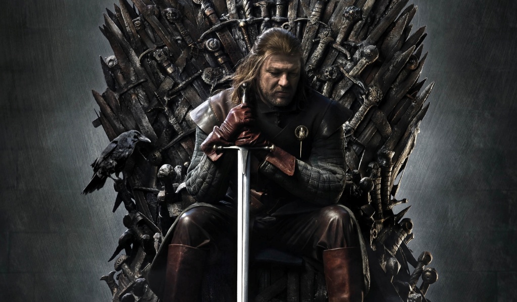 Game Of Thrones A Song of Ice and Fire with Ned Star wallpaper 1024x600