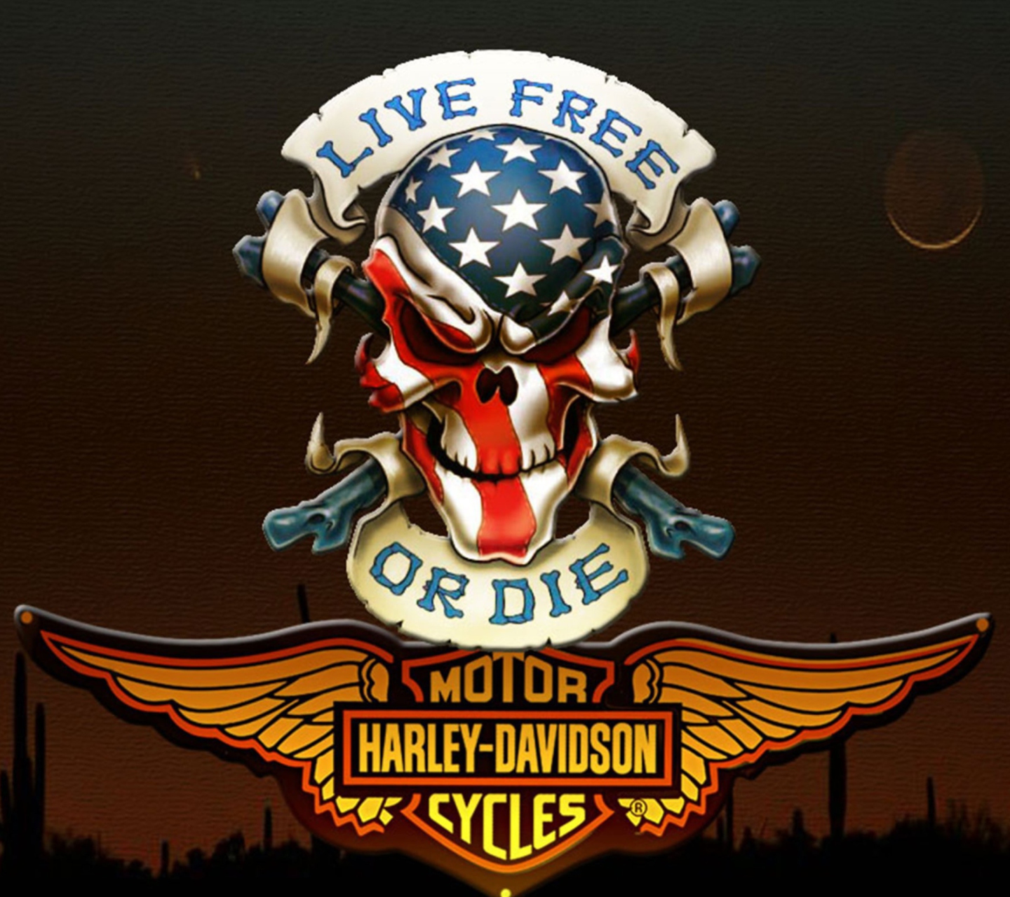 Das Harley Davidson Wallpaper 1440x1280