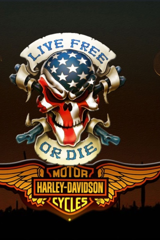 Fondo de pantalla Harley Davidson 320x480