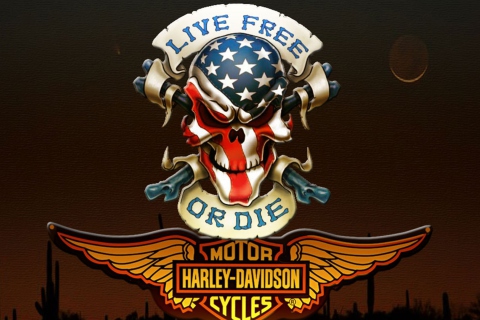Das Harley Davidson Wallpaper 480x320
