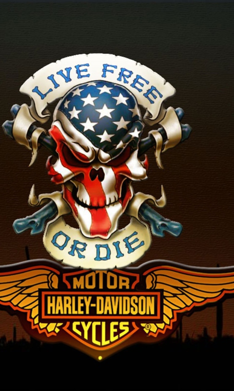 Обои Harley Davidson 480x800