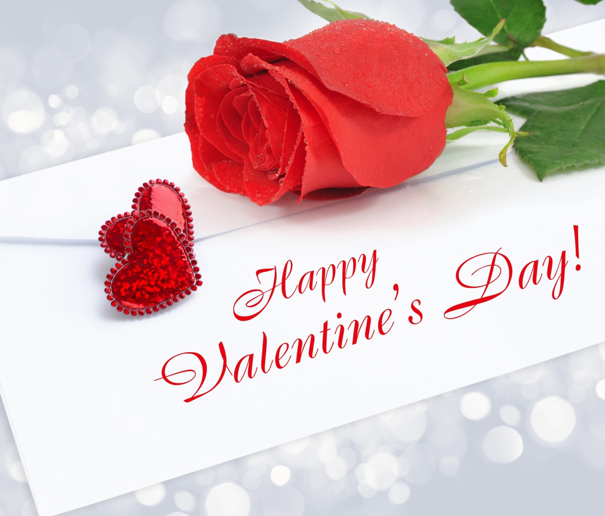 Fondo de pantalla Valentines Day Greetings Card 1200x1024