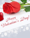 Das Valentines Day Greetings Card Wallpaper 128x160