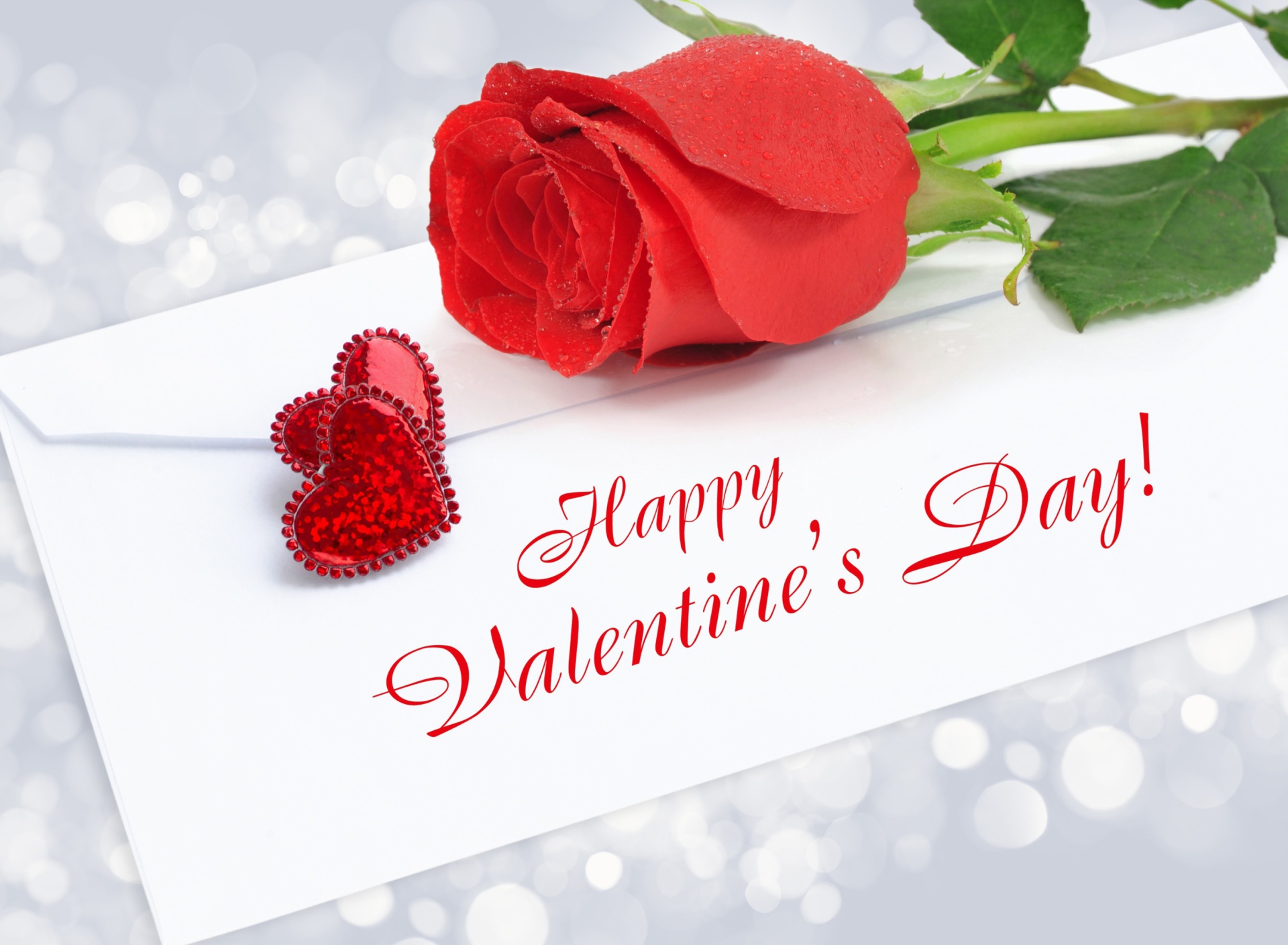 Обои Valentines Day Greetings Card 1920x1408