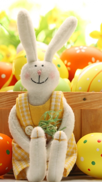 Das Cute Easter Bunny Wallpaper 360x640