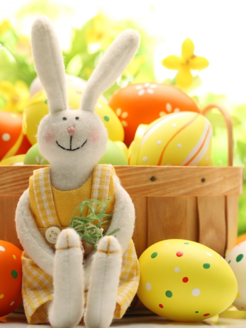 Fondo de pantalla Cute Easter Bunny 480x640