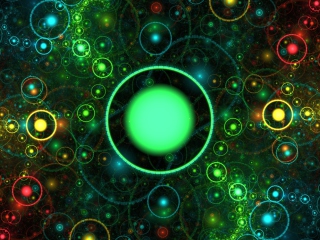 Screenshot №1 pro téma Circles Pattern Abstract 320x240