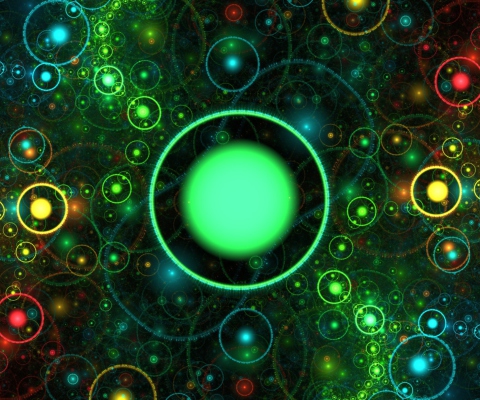 Screenshot №1 pro téma Circles Pattern Abstract 480x400