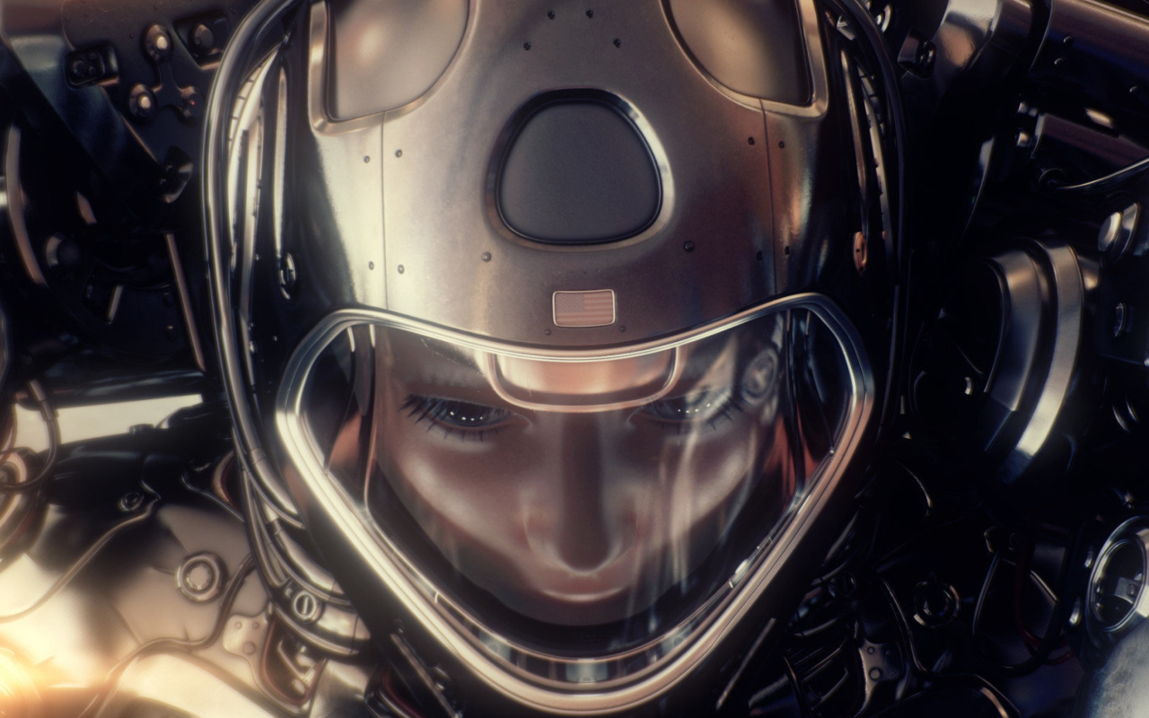 Astronaut in Space Suit wallpaper 1280x800