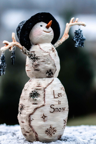 Let It Snow wallpaper 320x480