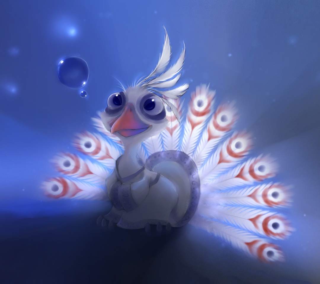 Screenshot №1 pro téma Cute Peacock 1080x960
