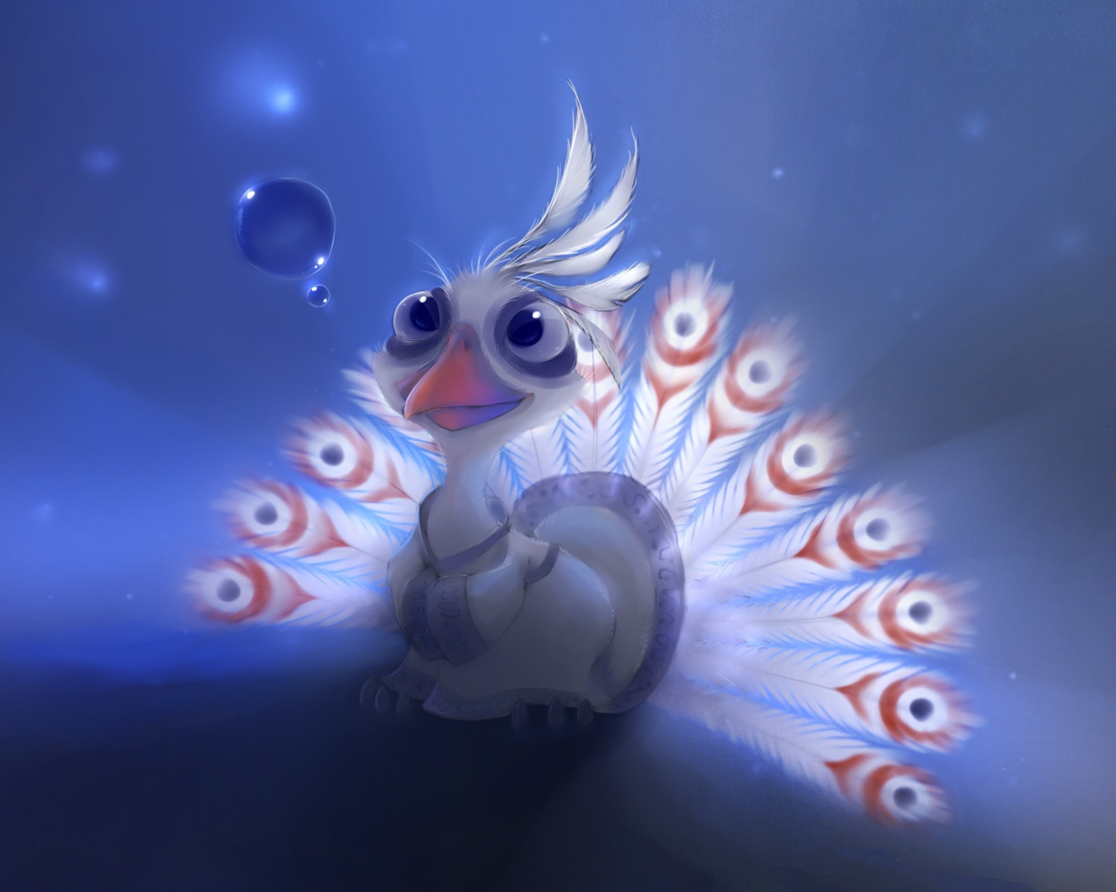 Screenshot №1 pro téma Cute Peacock 1600x1280