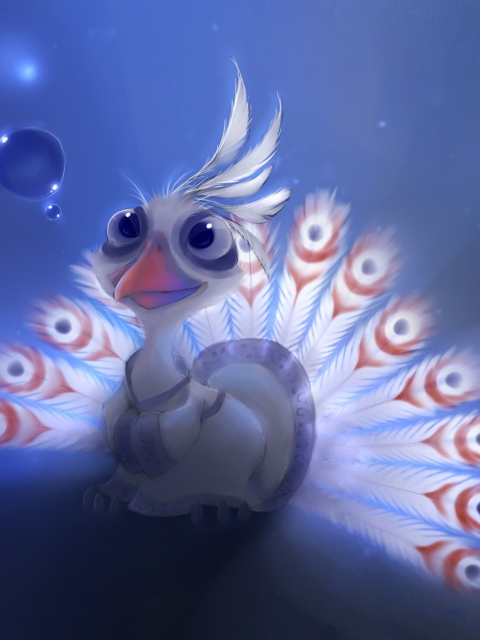 Screenshot №1 pro téma Cute Peacock 480x640
